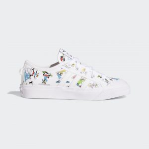 adidas Nizza x Disney Sport Goofy Schuh Cloud White / Scarlet / Core Black (FW0651)