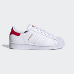 adidas Superstar Schuh Cloud White / Cloud White / Scarlet (FW0817)