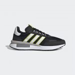 adidas Retroset Schuh Core Black / Cloud White / Semi Solar Yellow (FW4772)