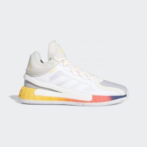 adidas D Rose 11 Schuh Cloud White / Solar Gold / Tech Indigo (FW8508)
