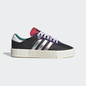 adidas SAMBAROSE Schuh Core Black / Silver Metallic / Off White (FW9617)
