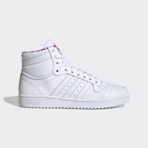 adidas Top Ten Schuh Cloud White / Cloud White / Scarlet (FY2853)