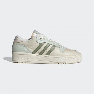 adidas Rivalry Low Schuh Off White / Tent Green / Linen Green (H68108)
