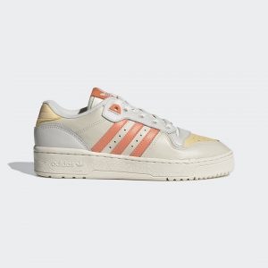 adidas Rivalry Low Schuh Off White / Easy Orange / Orbit Grey (H68109)