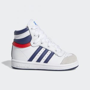 adidas Top Ten Hi Schuh Cloud White / Dark Blue / Red (M25303)