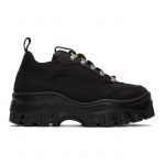 MSGM Black Tractor Trek Sneakers (2741MDS509 395)