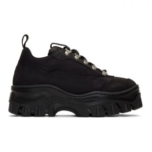 MSGM Black Tractor Trek Sneakers (2741MDS509 395)