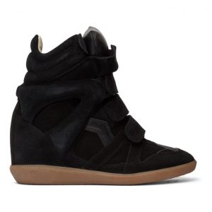 Isabel Marant Black Beckett Sneakers (00MBK0006-00M101S)