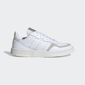 adidas Supercourt Schuh Cloud White / Cloud White / Platinum Metallic (EF5927)