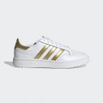 adidas Team Court Schuh Cloud White / Gold Metallic / Cloud White (EF6058)