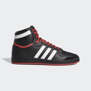 adidas Top Ten Hi Schuh Core Black / Cloud White / Glory Red (EF6365)