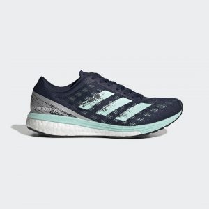 adidas Adizero Boston 9 Laufschuh Collegiate Navy / Frost Mint / Core Black (EG4676)