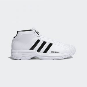 adidas Pro Model 2G Basketballschuh Cloud White / Core Black / Cloud White (FW4344)