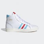 adidas Basket Profi Schuh Cloud White / Red / Gold Metallic (FW5000)