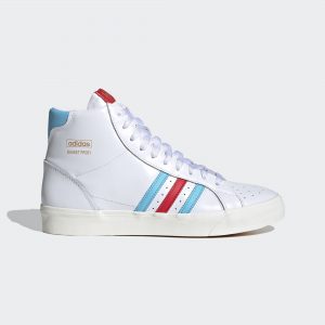 adidas Basket Profi Schuh Cloud White / Red / Gold Metallic (FW5000)