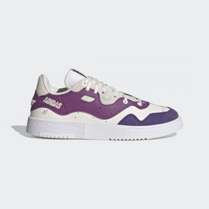 adidas Supercourt XX Schuh Cloud White / Chalk White / Collegiate Purple (FX5766)