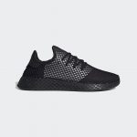 adidas Deerupt Runner Schuh Core Black / Silver Metallic / Core Black (EG5355)