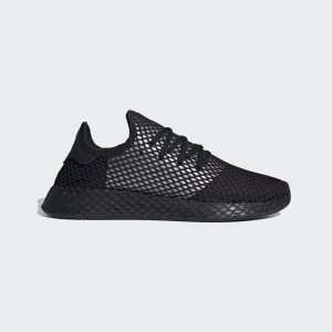 adidas Deerupt Runner Schuh Core Black / Silver Metallic / Core Black (EG5355)