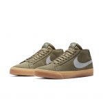 Nike SB Zoom Blazer Chukka Medium Olive Light Armory Blue