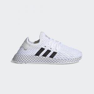 adidas Deerupt Runner Schuh Cloud White / Core Black / Grey Two (F34297)