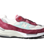 New Balance 992 Kith Kithmas Burgundy White