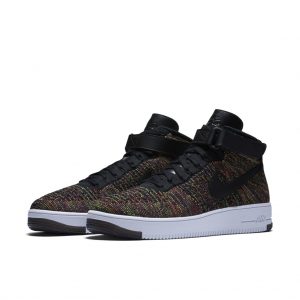 Nike Air Force 1 Mid Flyknit Multi-Color Black