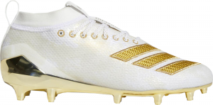 adidas Adizero 8.0 Cleat Cloud White Gold Metallic