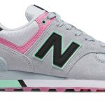 New Balance 574 Grey Pink Mint (W)