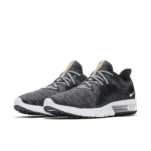 Nike Air Max Sequent 3 Black White-Dark Grey