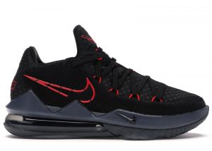 Nike LeBron 17 Low Black Red Dark Grey