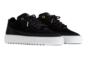 Mason Garments Firenze Leather / Nubuck – Black Schwarz (SS21-15A)