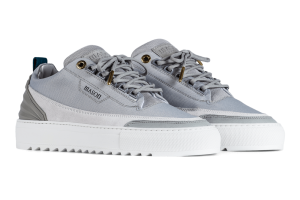Mason Garments Firenze Mesh / Suede – Grey / White Grau (SS21-10B)