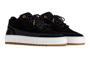 Mason Garments Firenze Leather / Mesh Black Schwarz (SS21-21A)