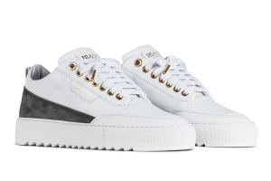 Mason Garments Torino Leather White / Dark Grey Weiß (SS21-32P)