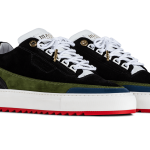 Mason Garments Firenze Leather / Nubuck – Black / Green Schwarz (SS21-14A)