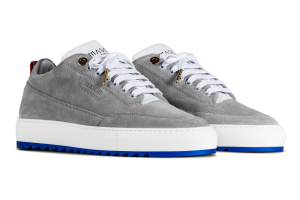 Mason Garments Torino Suede / Leather Grey Grau (SS21-30B)
