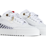 Mason Garments Torino Heelcap Flag Weiß (SS21-42A)