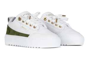 Mason Garments Kids – Torino Leather White / Green Weiß (B-SS21-32M)