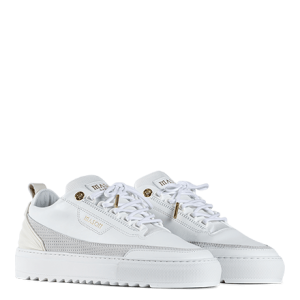 Mason Garments Firenze Mesh / Leather – White / Creme Weiß (SS21-11A)