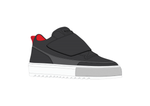 Mason Garments Kids – Firenze Black One Velcro Schwarz (B-SS21-35A)