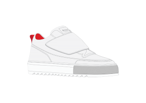 Mason Garments Kids – Firenze White Velcro Weiß (B-SS21-35C)