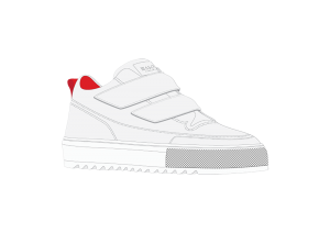Mason Garments Kids – Firenze White Two Stripes Weiß (B-SS21-35D)