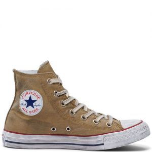 Converse Waxed Canvas Chuck Taylor All Star High Top Brown Waxed (169136C)