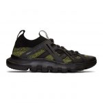 Z Zegna Black and Yellow TechMerino Sneakers (LHTPU A4415X)
