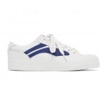 Li-Ning White and Blue Vintage Wave Sneakers (AGCP384-1)