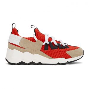 Pierre Hardy Red Trek Comet Sneakers (LX01X)