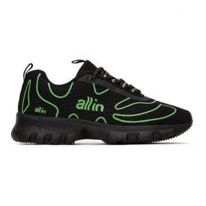 all in Black and Green Tennis Sneakers (TENNIS)
