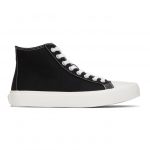 Article No. Black Vulcanized High-Top Sneakers (1008-03-02)