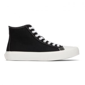 Article No. Black Vulcanized High-Top Sneakers (1008-03-02)