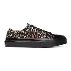 Article No. Black and Brown Vulcanized Low-Top Sneakers (1007-03-01)